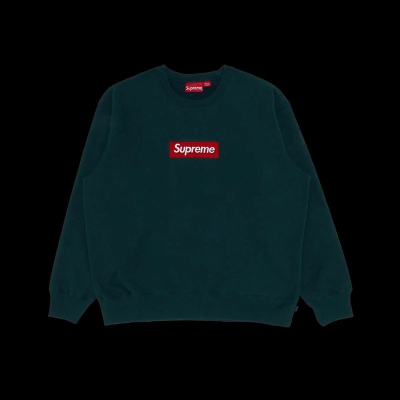 Supreme Box Logo Crewneck 'Dark Pine'
