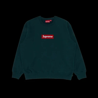 Supreme Box Logo Crewneck 'Dark Pine'