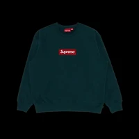 Supreme Box Logo Crewneck 'Dark Pine'