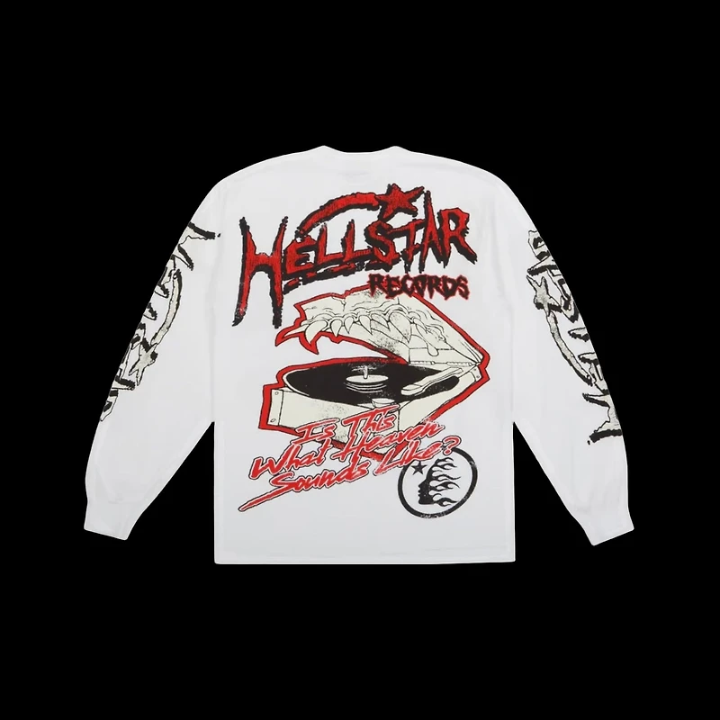 Hellstar Records long-sleeve white