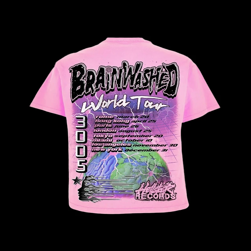 Hellstar Brainwashed Tee Pink
