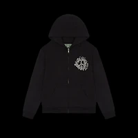 Denim Tears University Zip-Up Black/Silver