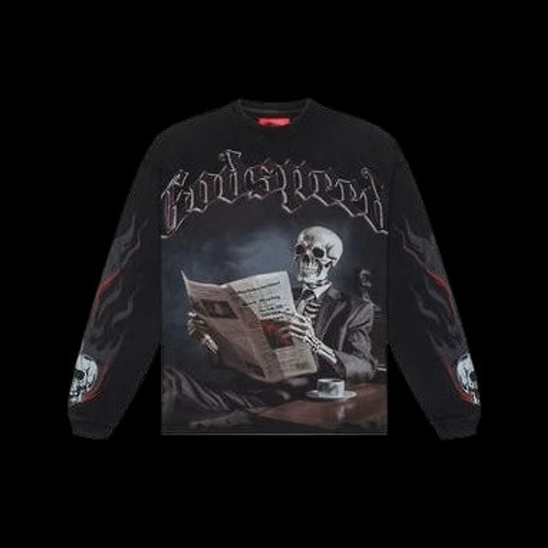Godspeed Black Monday LS T-Shirt (Black Wash)