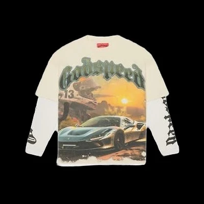 Godspeed Sunset Drift Layered T-Shirt (Bone)