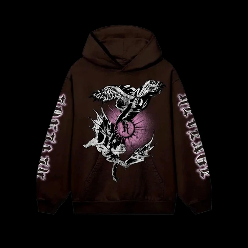 Revenge X G Herbo Angel Disciple Hoodie Brown