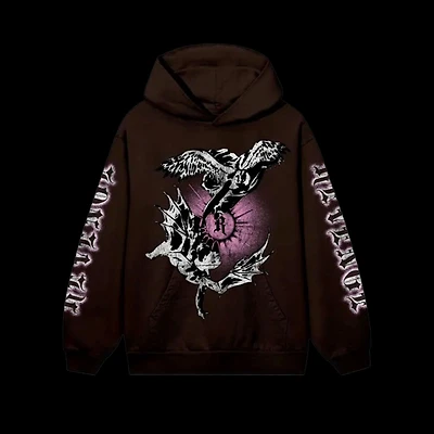 Revenge X G Herbo Angel Disciple Hoodie Brown