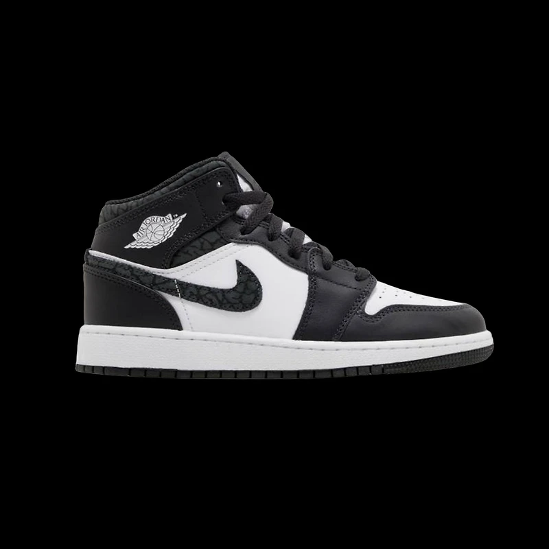 Air Jordan 1 Mid SE GS 'Panda Elephant'