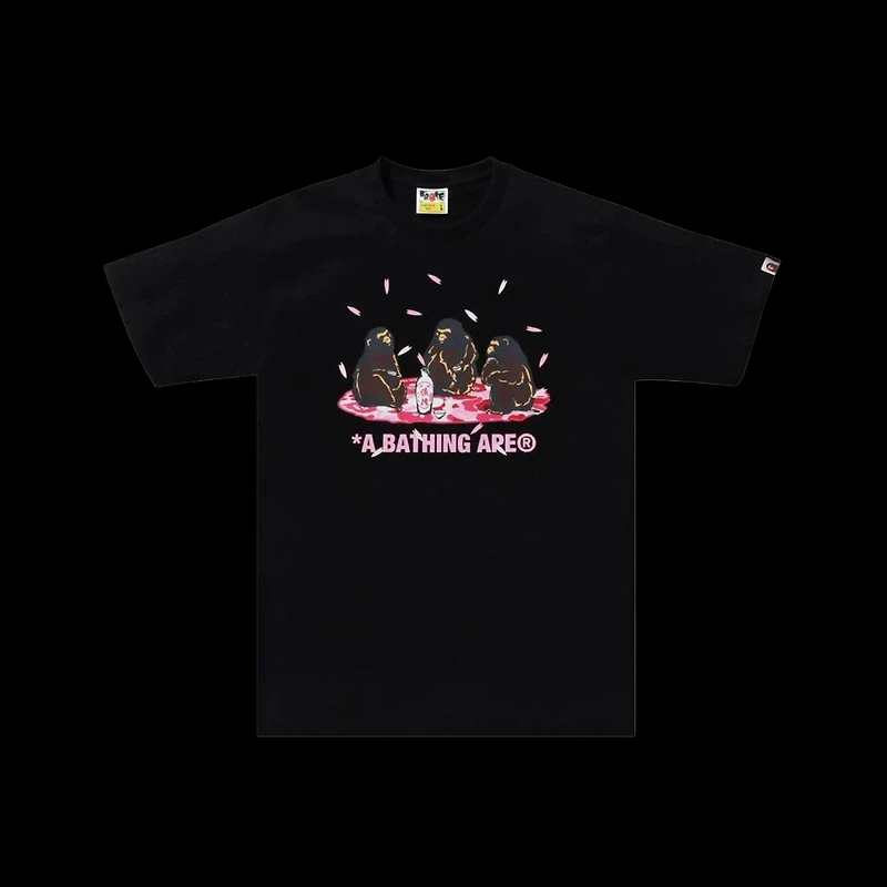 Bape Sakura Viewing Tee Black