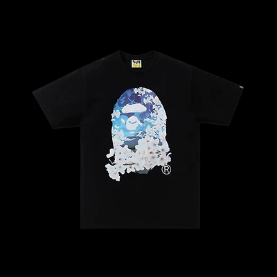 Bape Sakura Photo Tee W Flower Black