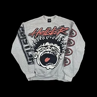 Hellstar Records crewneck grey