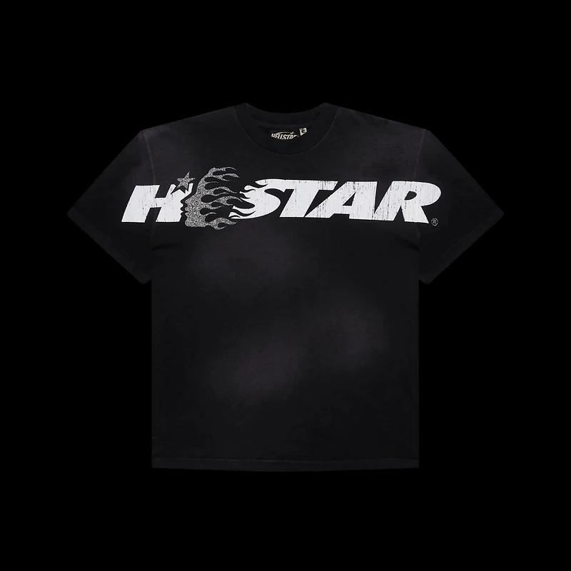 Hellstar Glitter Logo Tee Black