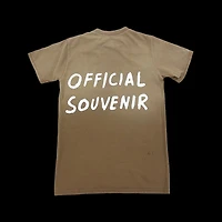 Travis Scott Official souvenier tee brown