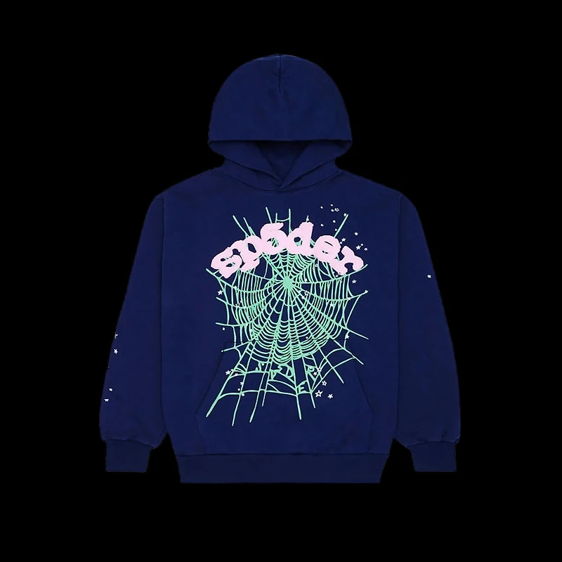 Sp5der Web Hoodie Navy