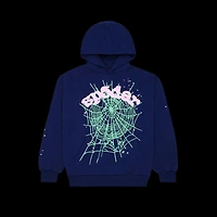 Sp5der Web Hoodie Navy