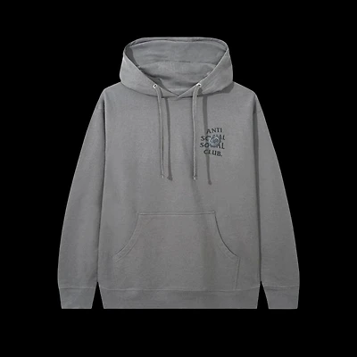 Anti-Social Bat Emoji Hoodie Grey