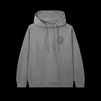 Anti-Social Bat Emoji Hoodie Grey