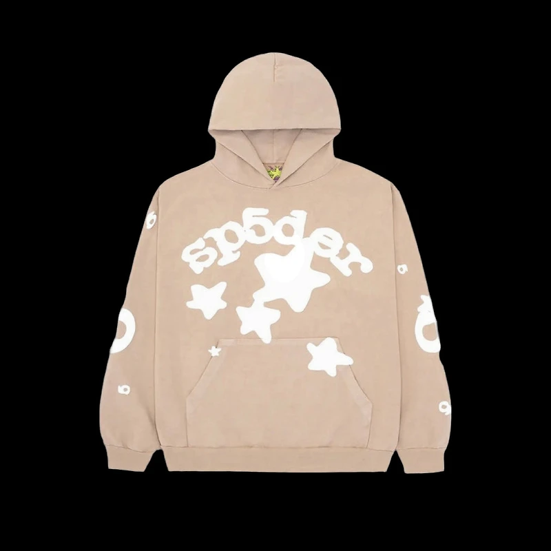 Sp5der Beluga Hoodie Sand