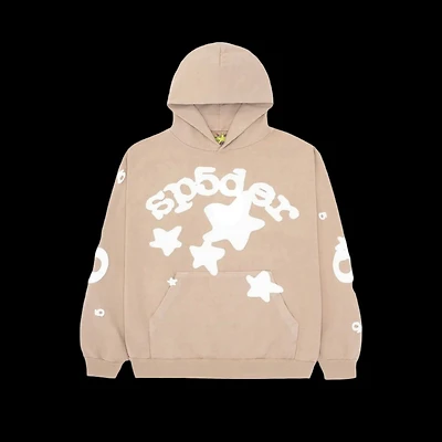 Sp5der Beluga Hoodie Sand