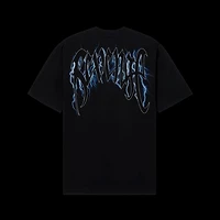 Revenge Blue Lightning Arch Tee Black