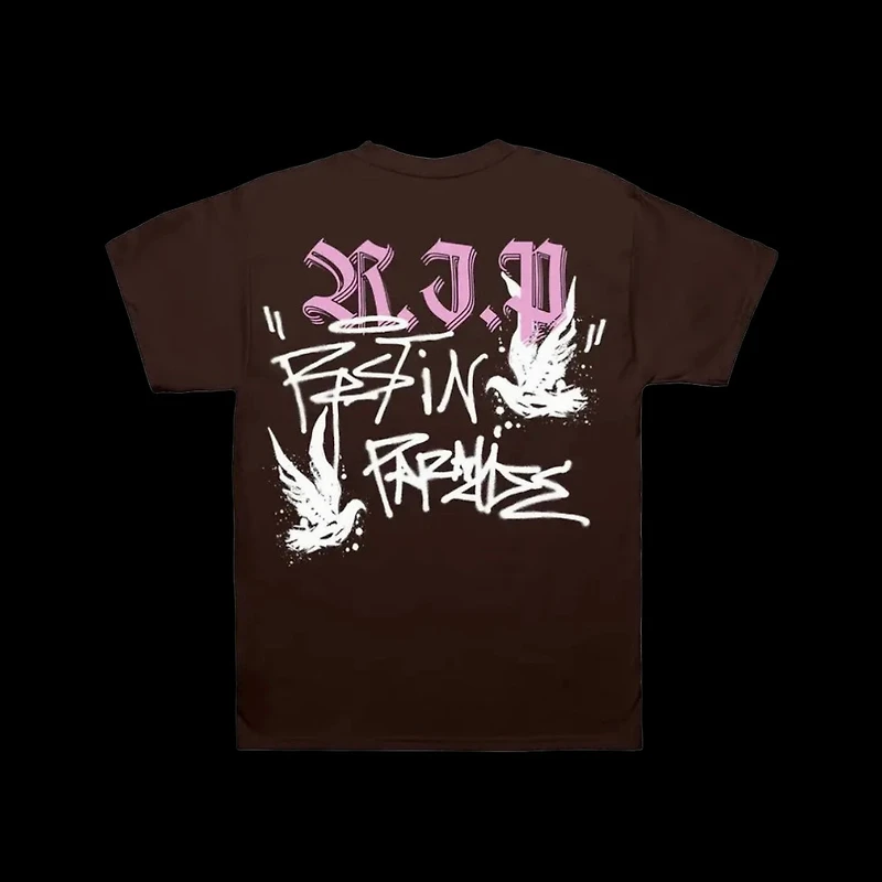Revenge Graffiti Dove Tee Brown