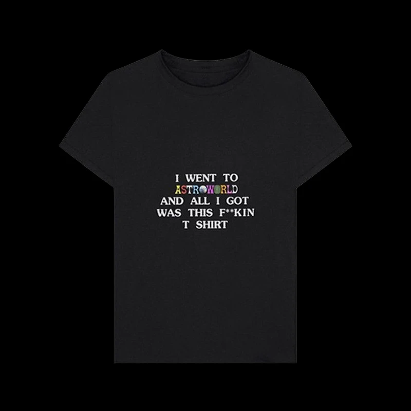 Travis Scott I went to the Astro World tee Black