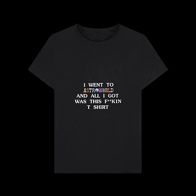 Travis Scott I went to the Astro World tee Black