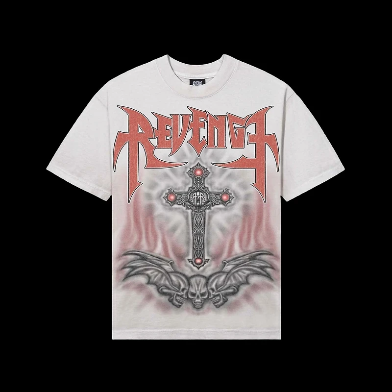 Revenge Airbrush Metal Tee Cement