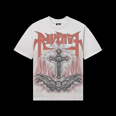 Revenge Airbrush Metal Tee Cement