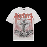 Revenge Airbrush Metal Tee Cement