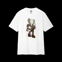 Kaws x Uniqlo clean slate white tee