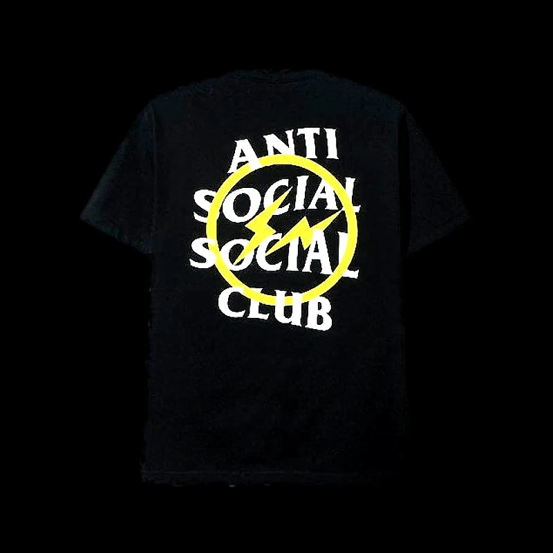 Anti-Social fragment tee yellow