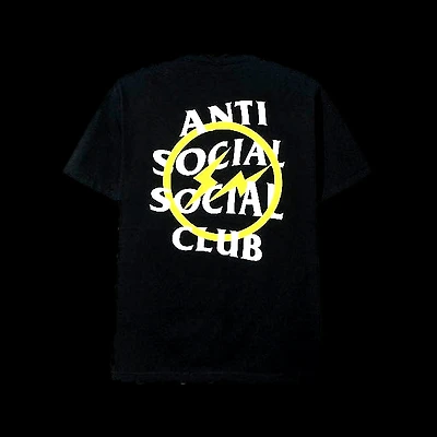 Anti-Social fragment tee yellow
