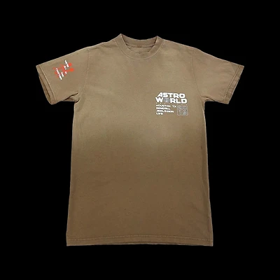 Travis Scott Official souvenier tee brown