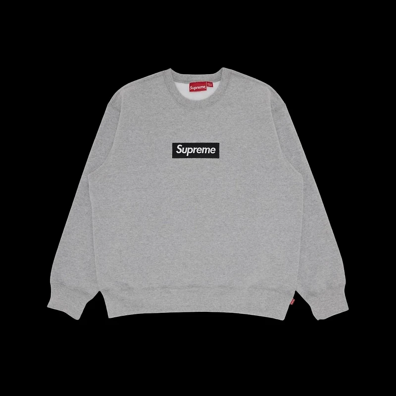 Supreme Box Logo Crewneck 'Heather Grey'