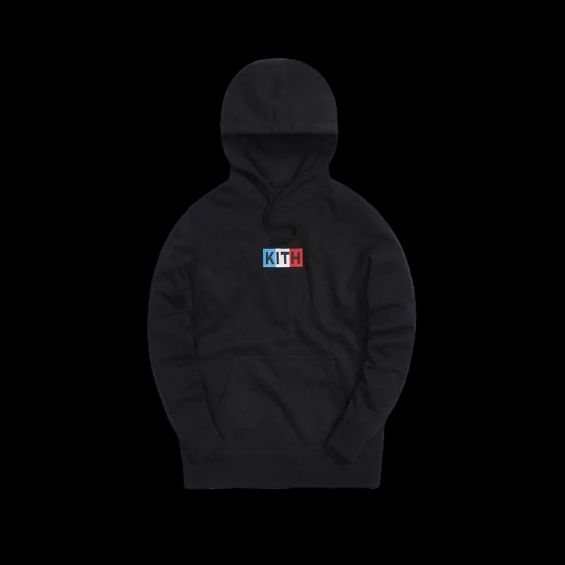 Kith Paris Classic Logo Hoodie Black