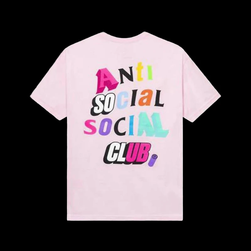 Anti-Social real me tee pink