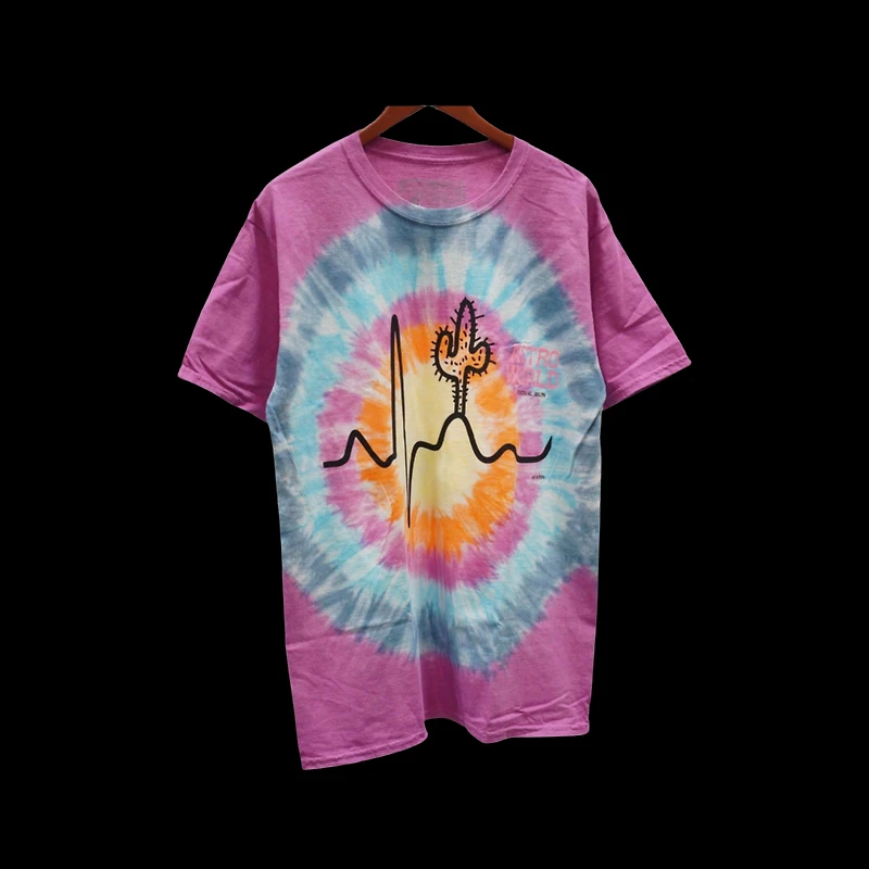 Travis Scott Festival run the tie dye austin tee