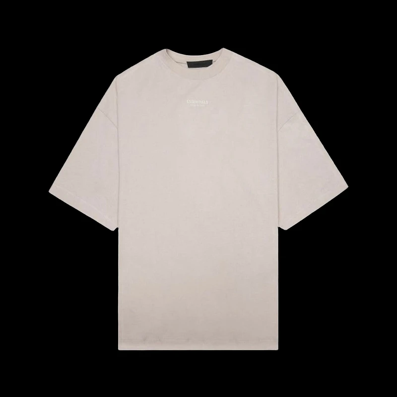 Essentials Tee Silver Cloud