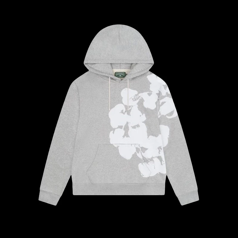 Denim Tears Big Cotton Wreath Sweatshirt 'Grey'