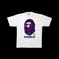 Bape Purple Ape Head Tee White