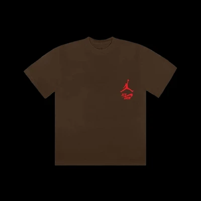 Travis Scott Brown highest Tee White