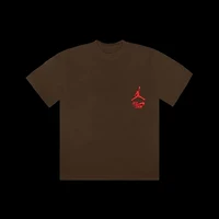 Travis Scott Brown highest Tee White
