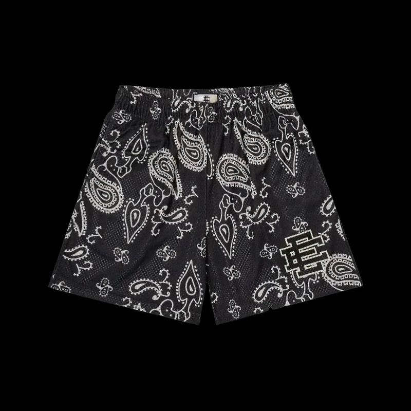Eric Emanuel Shorts Black Bandana