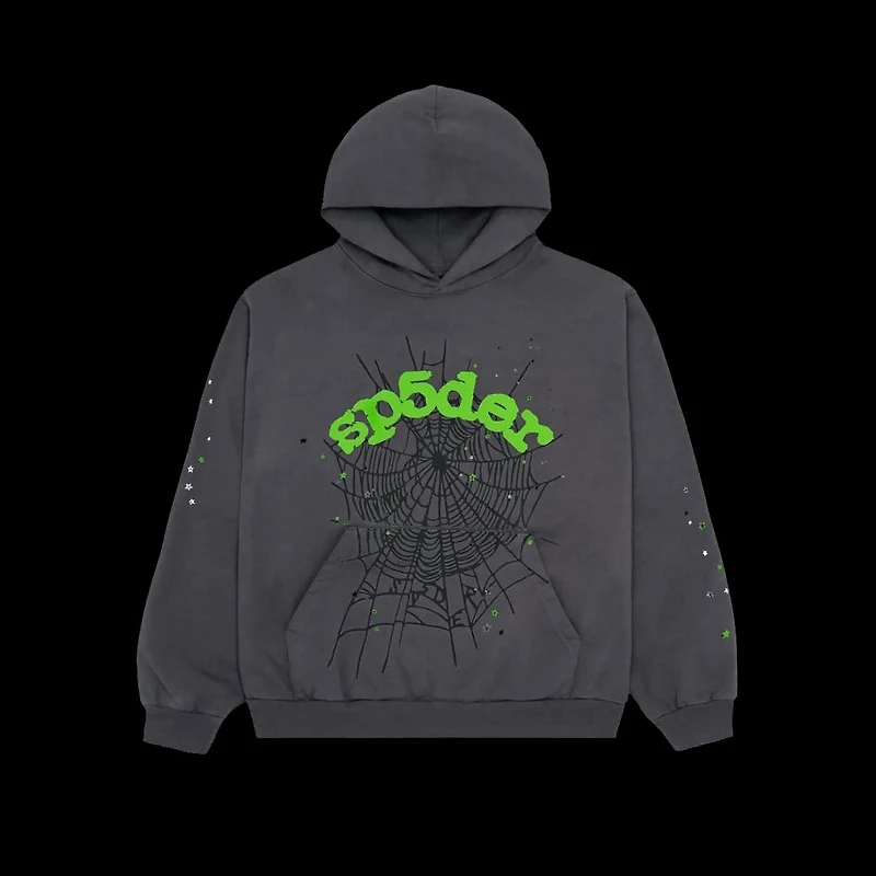 Sp5der Web Hoodie Slate Grey