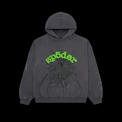 Sp5der Web Hoodie Slate Grey