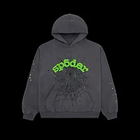 Sp5der Web Hoodie Slate Grey