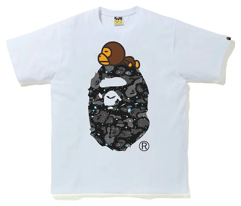 Bape ABC Space Camo Tee White