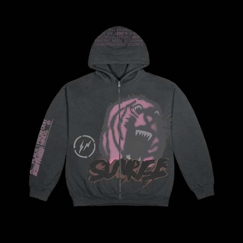 Travis Scott For fragment zip up