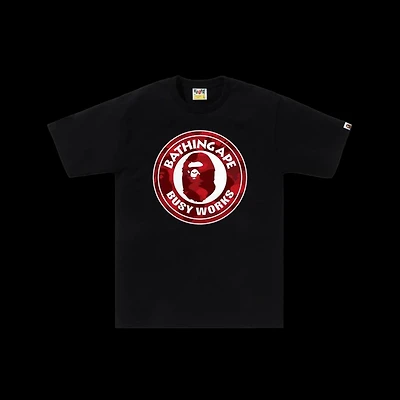 Bape Red Circle Big Head Tee