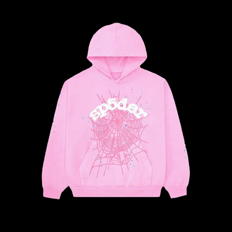 Sp5der Web Hoodie Pink